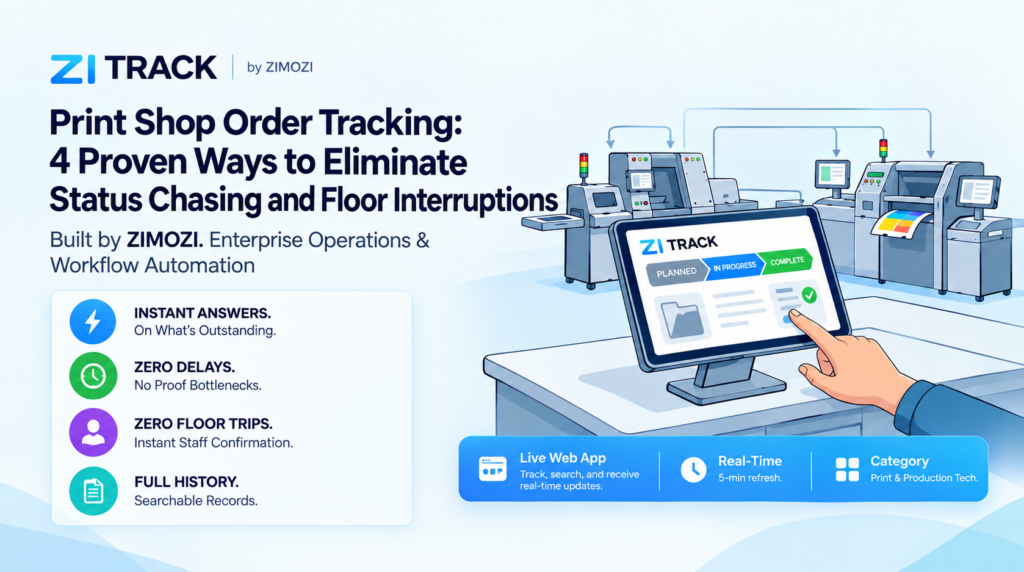 Print Order & Job Tracker